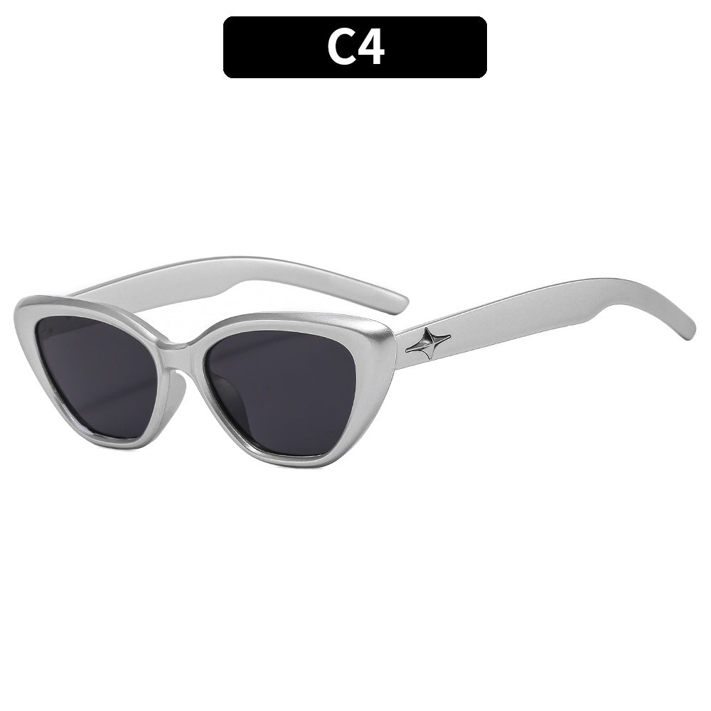 Wholesale PC Small Frame Cat's Eye UV Resistant Sunglasses